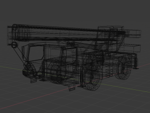 truck crane 3D Model