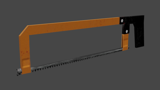 hacksaw 3Dモデル .c4d .max .obj .3ds .fbx .stl .blend 
