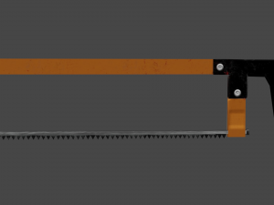 hacksaw 3Dモデル
