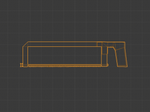 hacksaw 3Dモデル