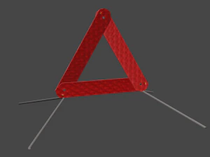 triangolo di emergenza Modello 3D