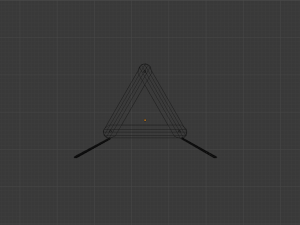 warning triangle Modèle 3D