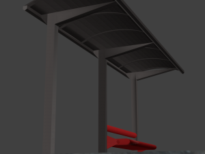 bus stop 3D Model
