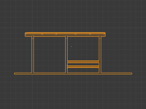 bus stop 3D Model