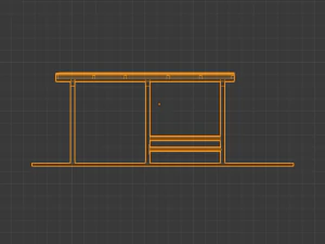 bus stop 3D Model