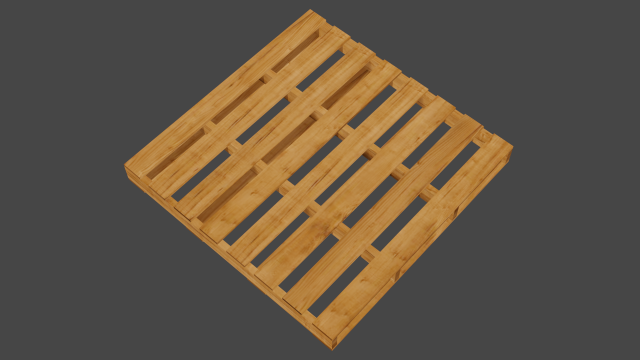 wooden pallet Model 3D .c4d .max .obj .3ds .fbx .stl .blend 