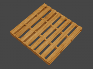 wooden pallet Model 3D