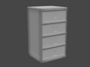 steel cabinet 3D Model