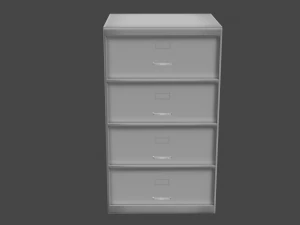 steel cabinet 3D Model
