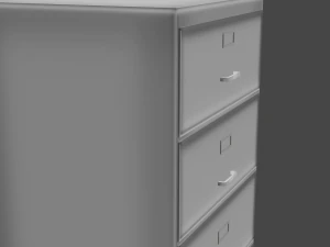steel cabinet 3D Model