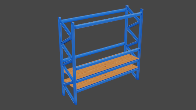 rack - racking system 3D Модель .c4d .max .obj .3ds .fbx .stl .blend 