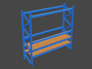 scaffale - sistema di scaffalature Modello 3D