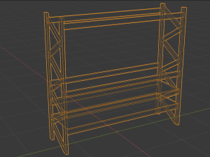rack - racking system 3D Модель