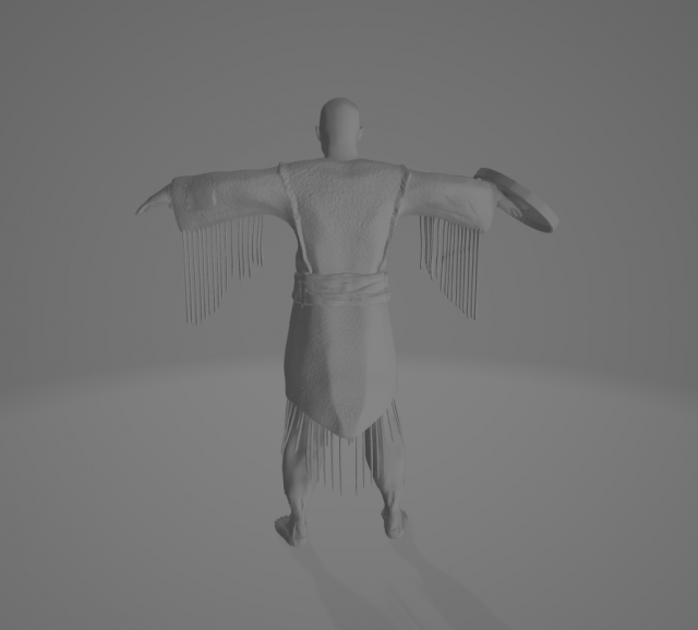 olonkho yakut shaman 3D Model .c4d .max .obj .3ds .fbx .stl .blend