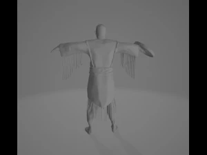 olonkho yakut shaman 3D Model