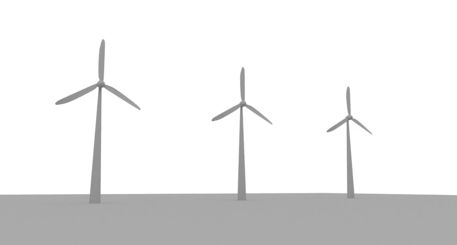 simple windmill 3D Model .c4d .max .obj .3ds .fbx .stl .blend 