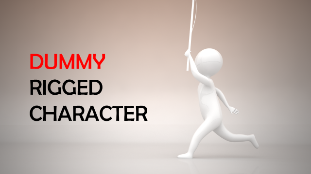 stickman 3D 模型 .c4d .max .obj .3ds .fbx .stl .blend 