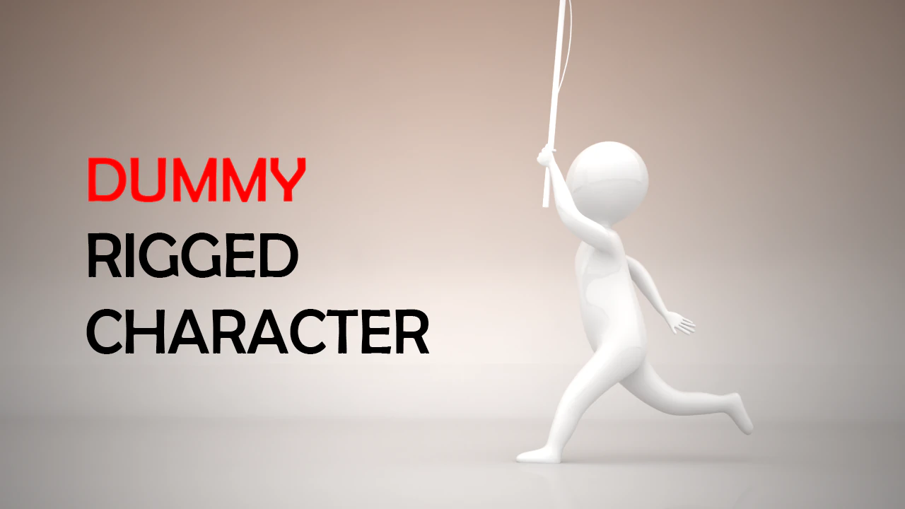 stickman 3D Model .c4d .max .obj .3ds .fbx .stl .blend 