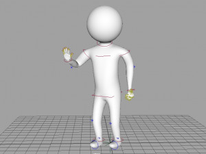 stickman 3D 模型