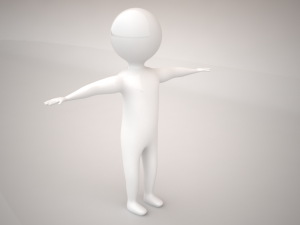 stickman 3D 模型