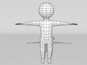 stickman 3D 模型