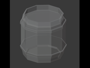 water barrel 3Dモデル