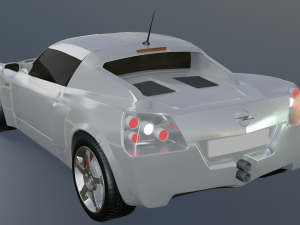 opel speedster 3D Модель