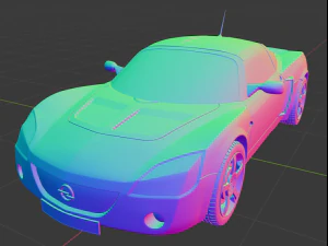 opel speedster 3D Model