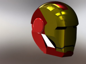 iron man mask 3D 模型