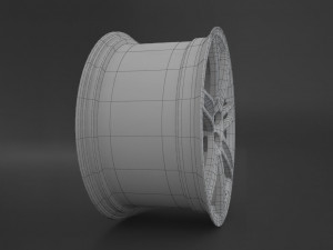 2008 audi rs4 rim 3D Model