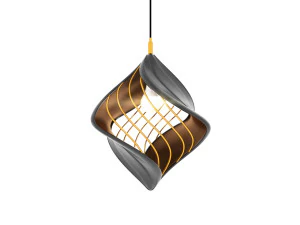 Twisted Pendant Lamp Design 3D Model