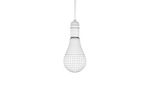 Twisted Pendant Lamp Design 3D Model