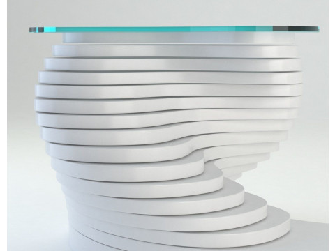 Twisted Parametric Table 3D मॉडल