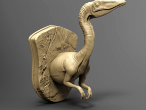 compsognathus - jurassic park Modello di stampa 3D