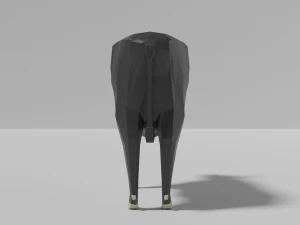 low poly bull 3D Model