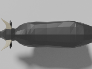low poly bull 3D Model
