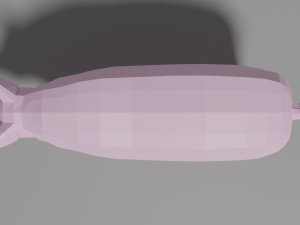 low poly pig 3D 모델