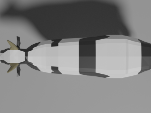 low poly cow Model 3D