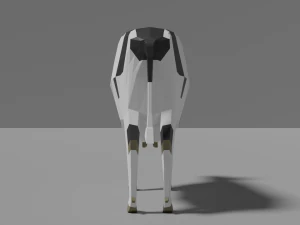 low poly cow 3D Model
