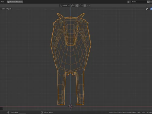 low poly cow 3D Model
