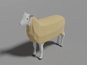 低聚羊 3D 模型