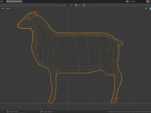 low poly sheep 3D Model