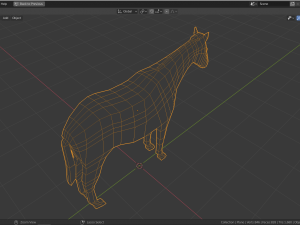 low poly horse 3D Модель