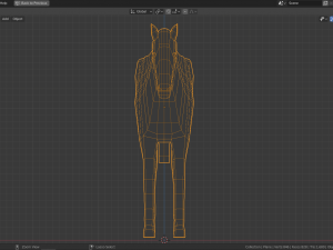 low poly horse 3D Модель