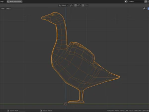 oca low poly Modello 3D