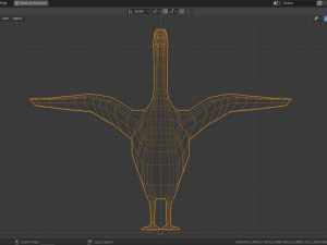 low poly goose 3D Модель