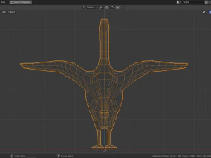 oca low poly Modello 3D