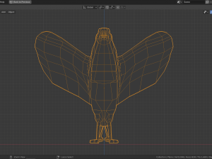 low poly bird of paradise 3D Model