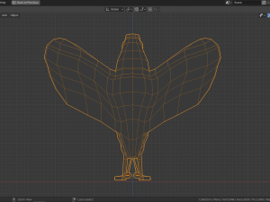 low poly bird of paradise 3D Model