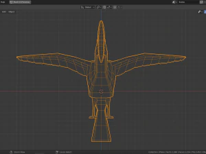 low poly hornbill 3D Model